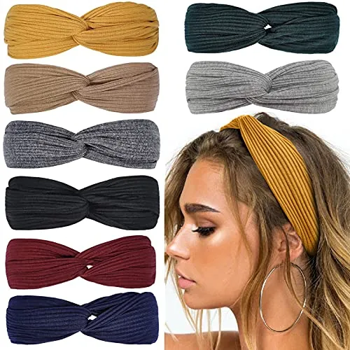 Huachi Twist Knotted Boho Headbands