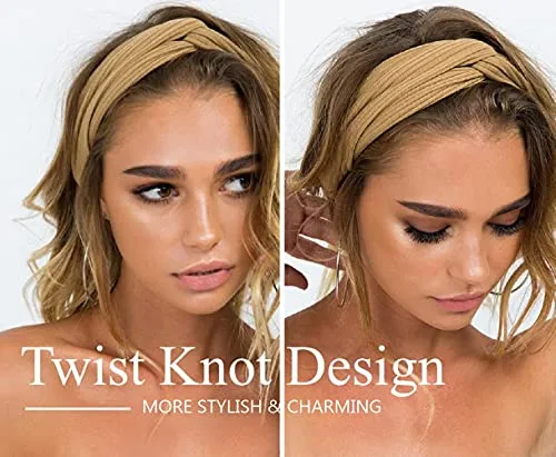 Huachi Twist Knotted Boho Headbands