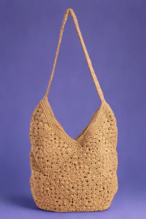 Intricate Braided Hobo Tote Bag