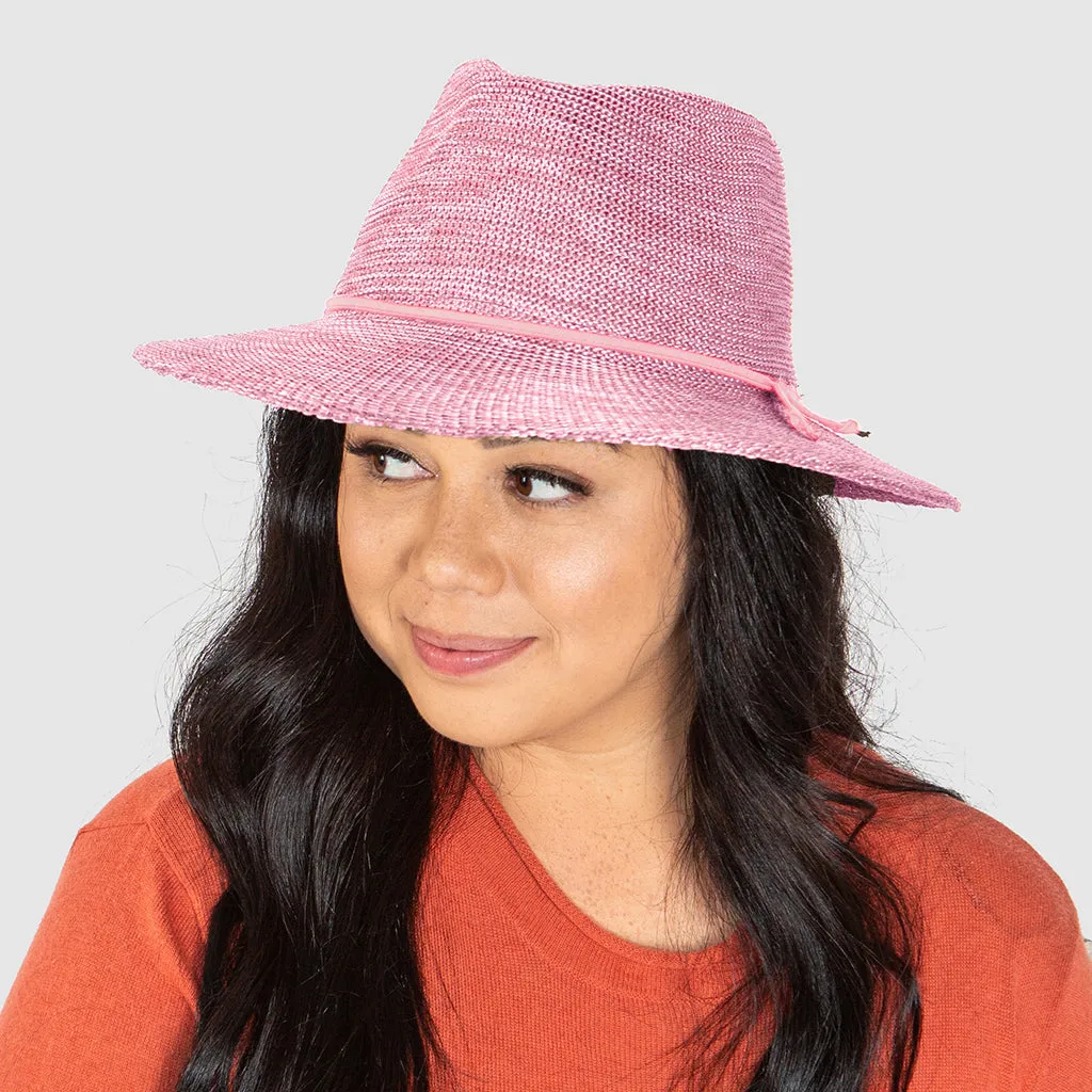 Jacqui Mannish Hat - Old Rose Pink