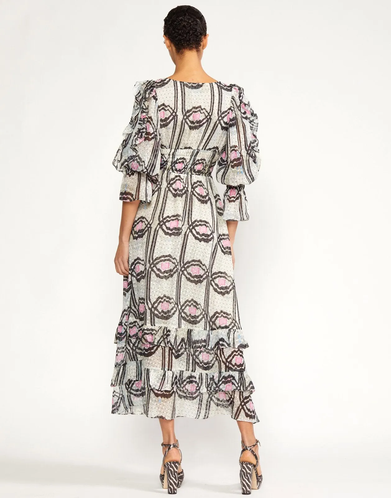 Jessica Smocked Ruffle Dress
