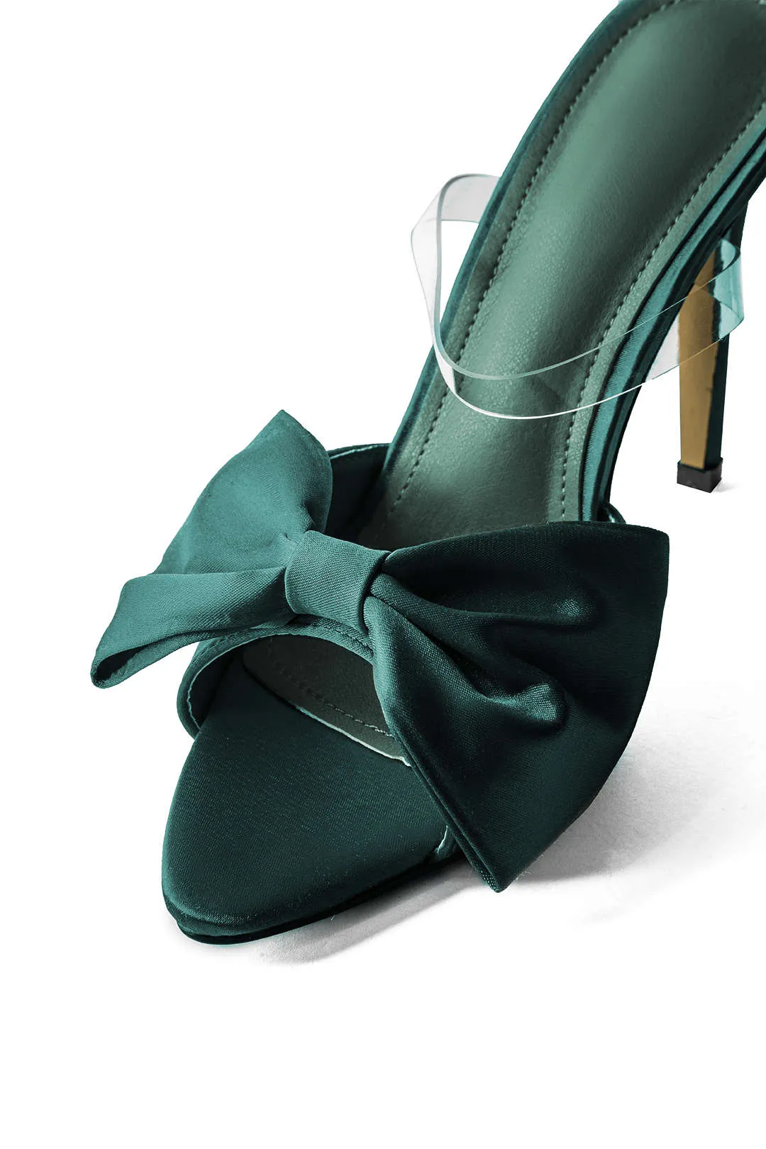 Katherine - Timeless Bowtie Accent Woman's Slingback High Heels