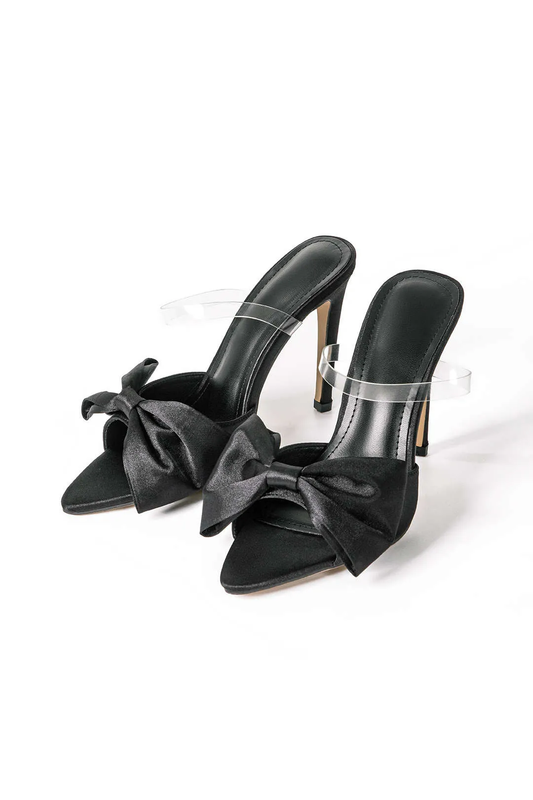 Katherine - Timeless Bowtie Accent Woman's Slingback High Heels