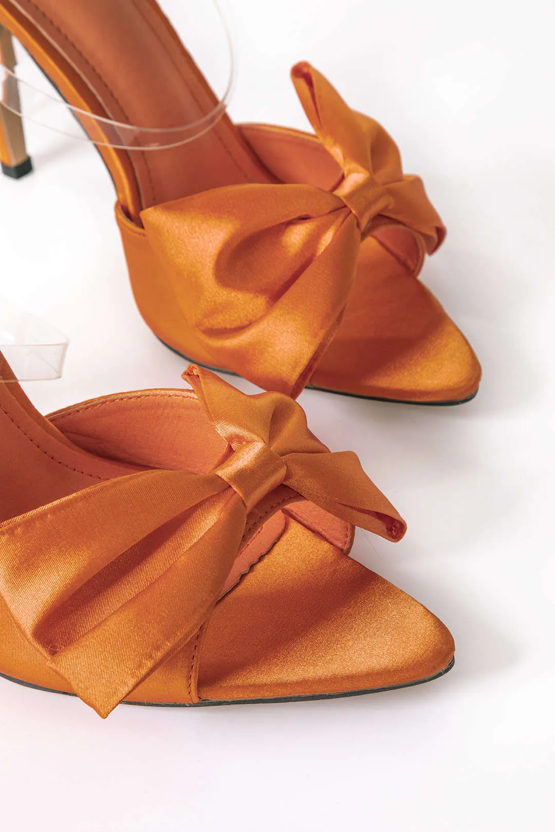 Katherine - Timeless Bowtie Accent Woman's Slingback High Heels