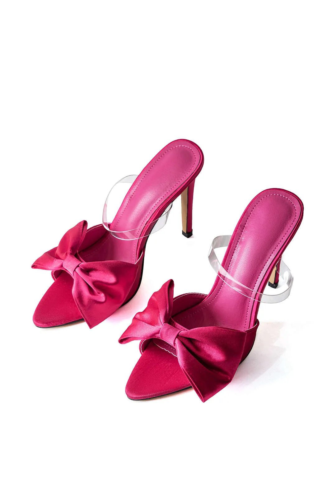 Katherine - Timeless Bowtie Accent Woman's Slingback High Heels