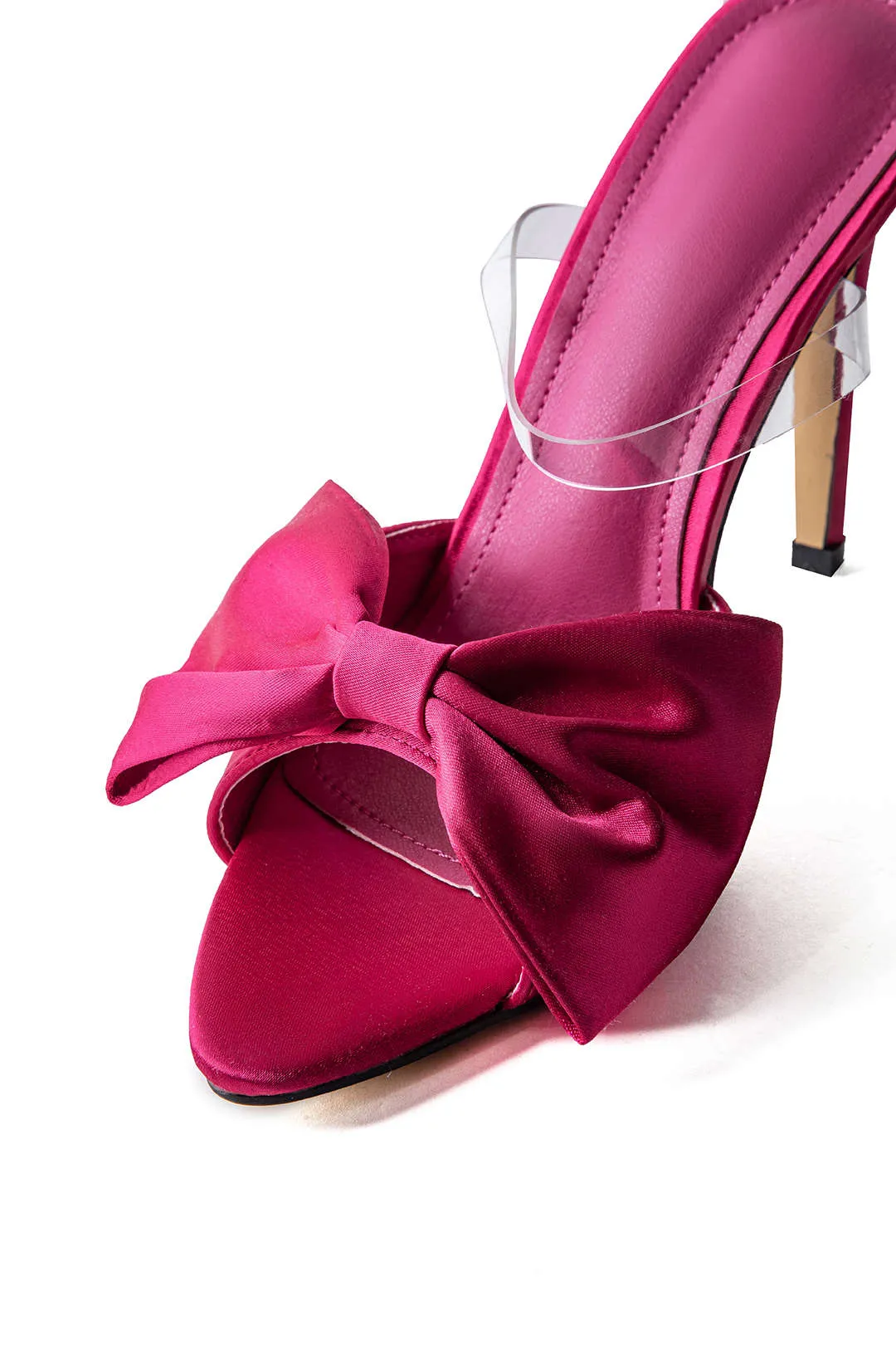 Katherine - Timeless Bowtie Accent Woman's Slingback High Heels