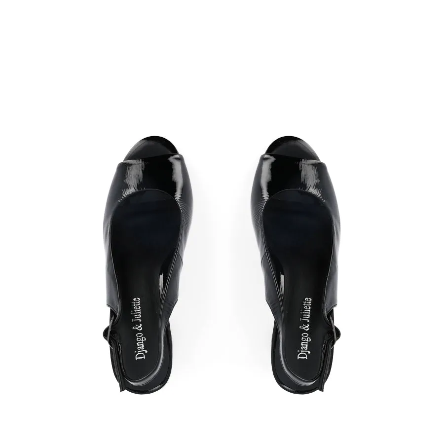 KIANNA - BLACK PATENT LEATHER