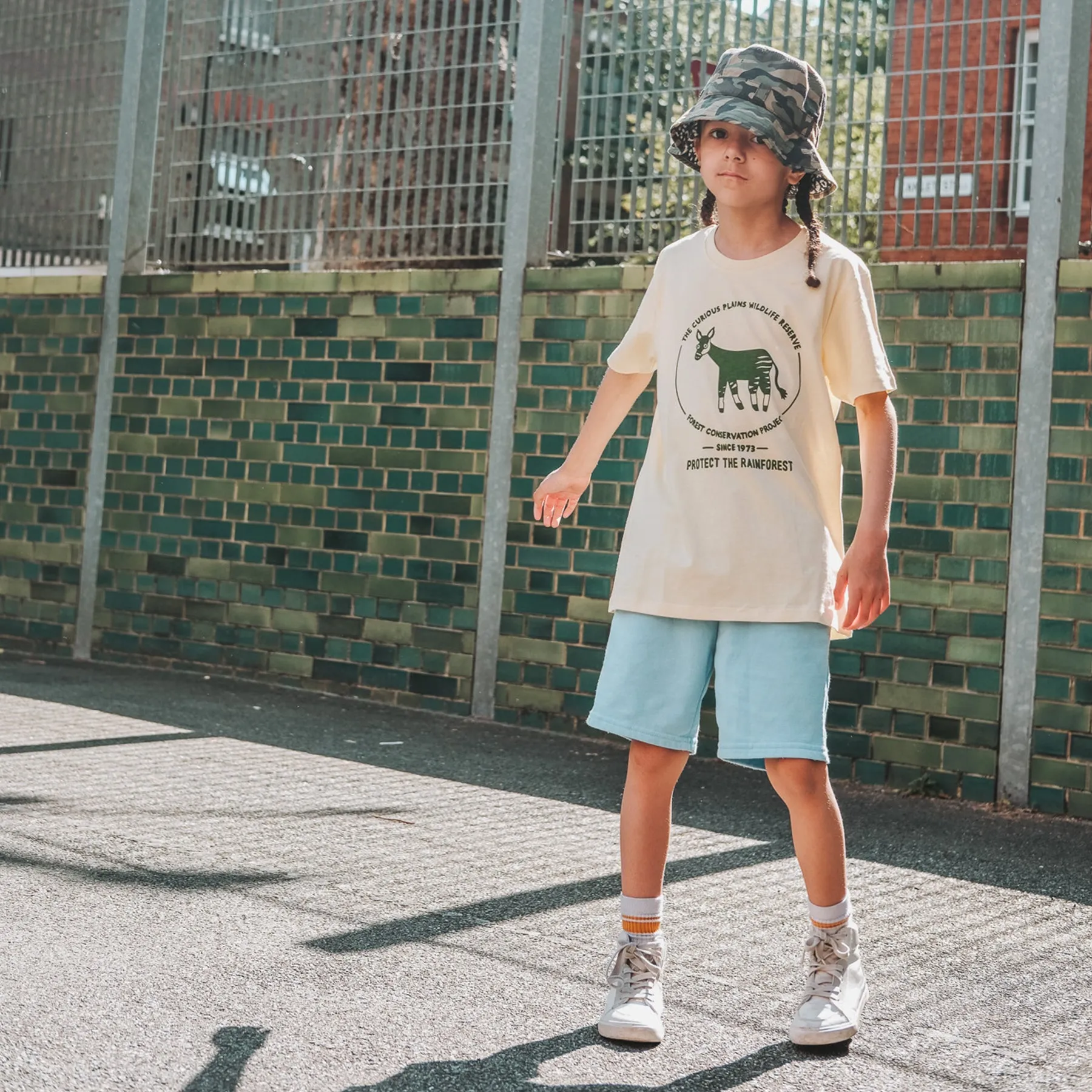 Kids Adventurer Bucket Hat: Camo