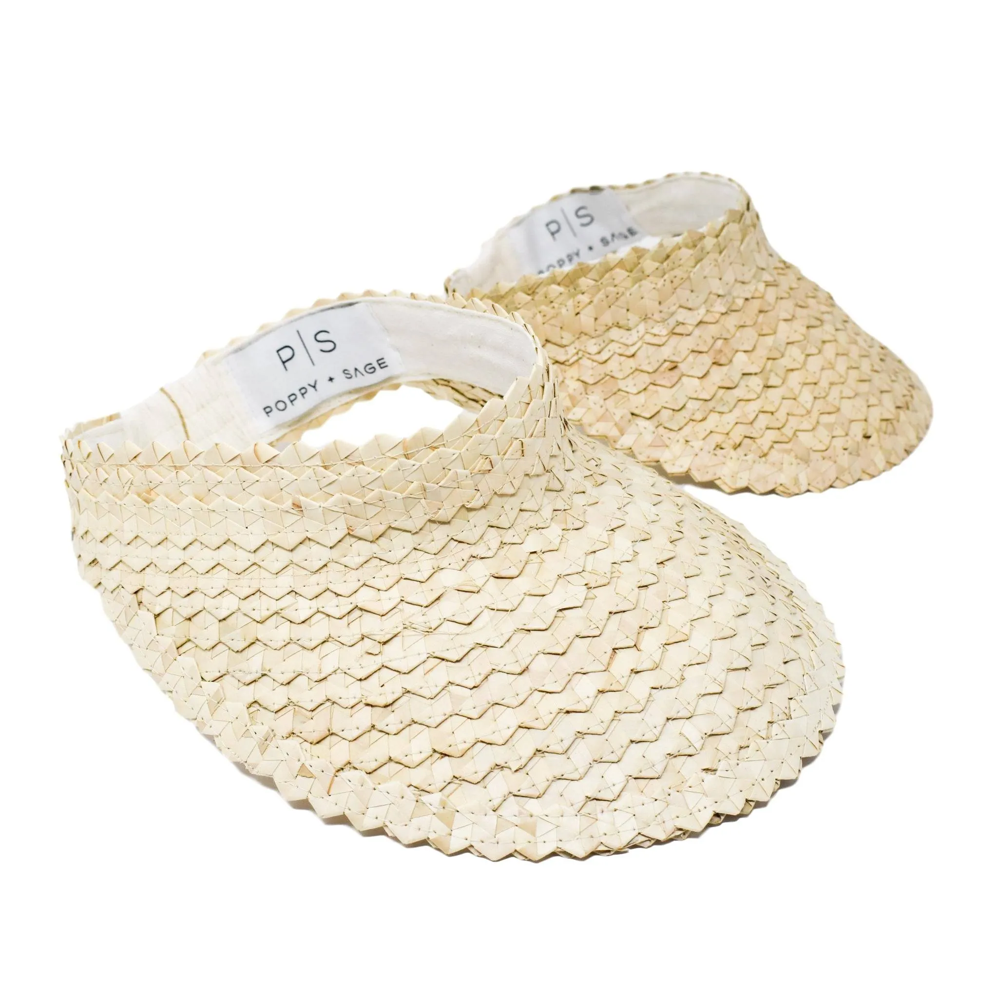 KIDS STRAW SUN VISOR - NATURAL by POPPY   SAGE