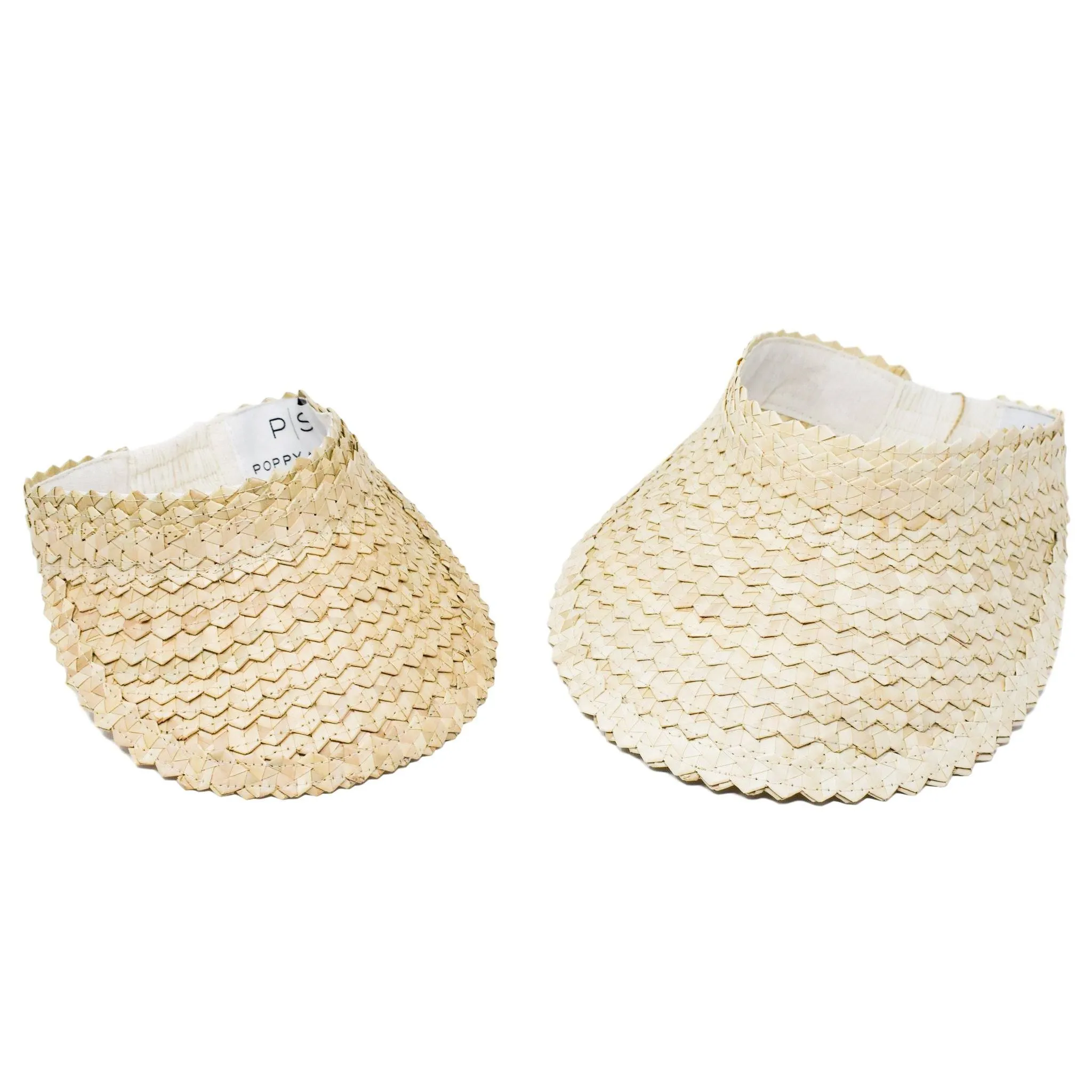 KIDS STRAW SUN VISOR - NATURAL by POPPY   SAGE