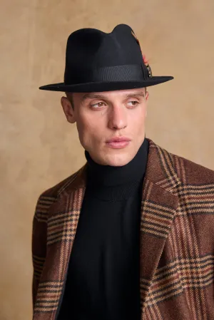 Kildare Felt Trilby Hat - Black