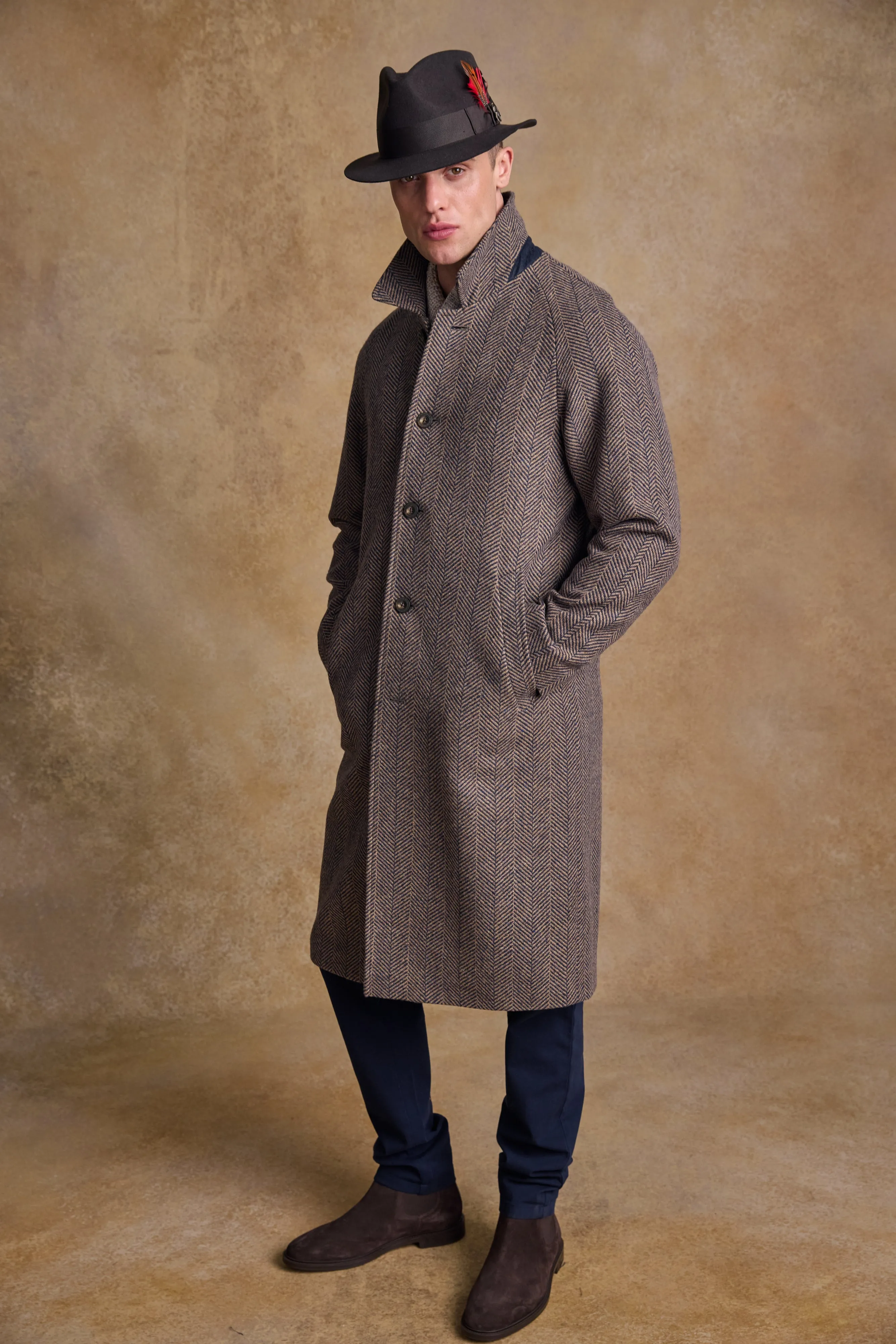 Kildare Felt Trilby Hat - Brown