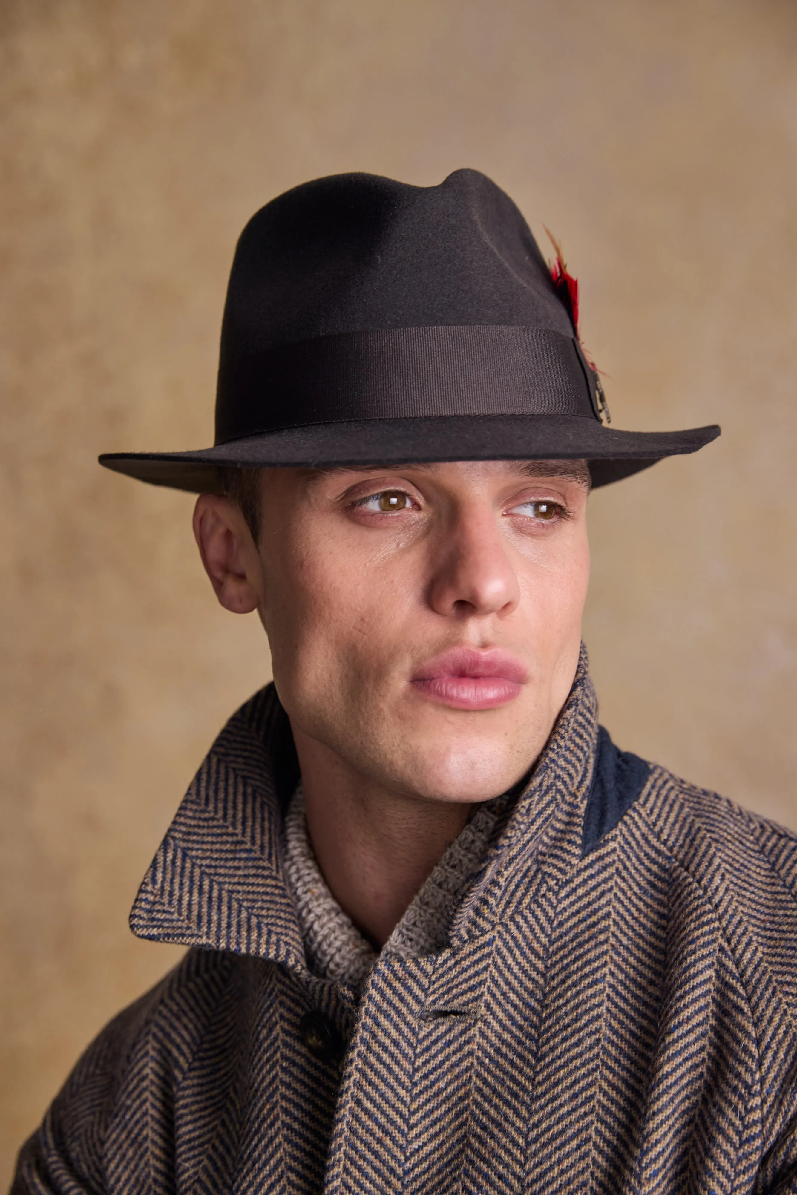 Kildare Felt Trilby Hat - Brown