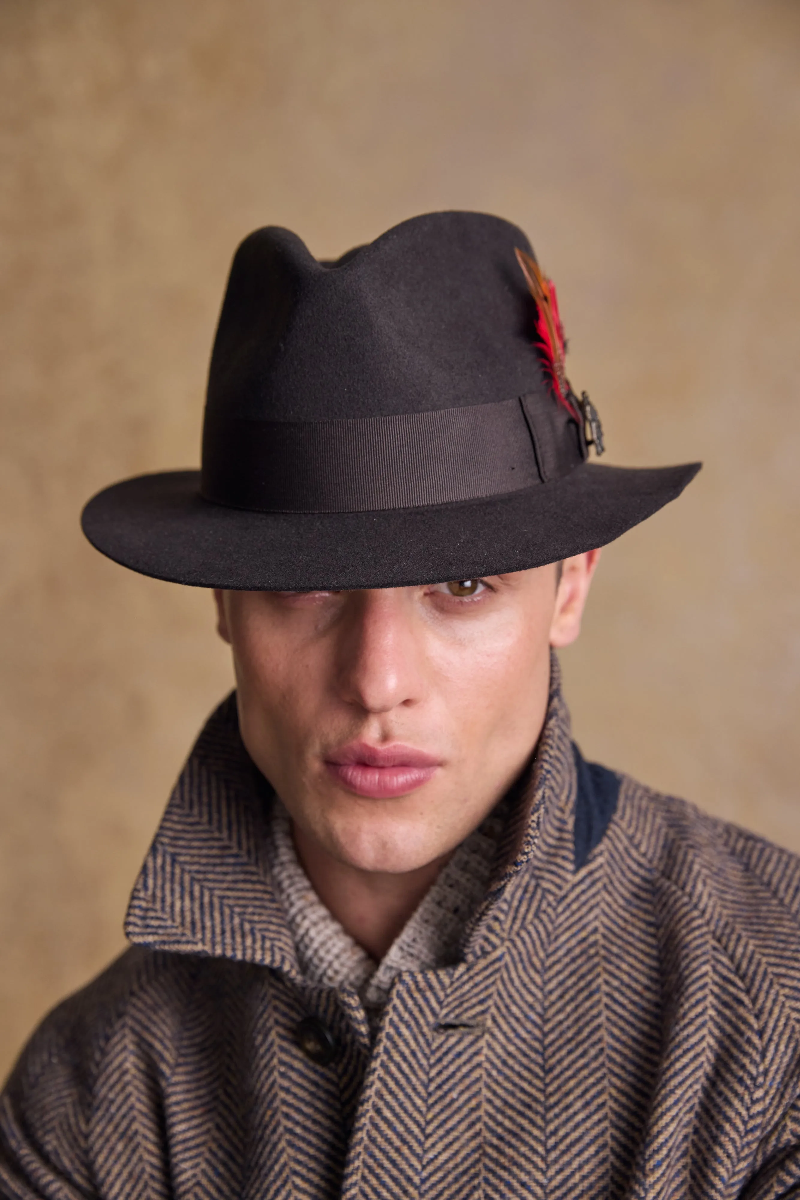 Kildare Felt Trilby Hat - Brown