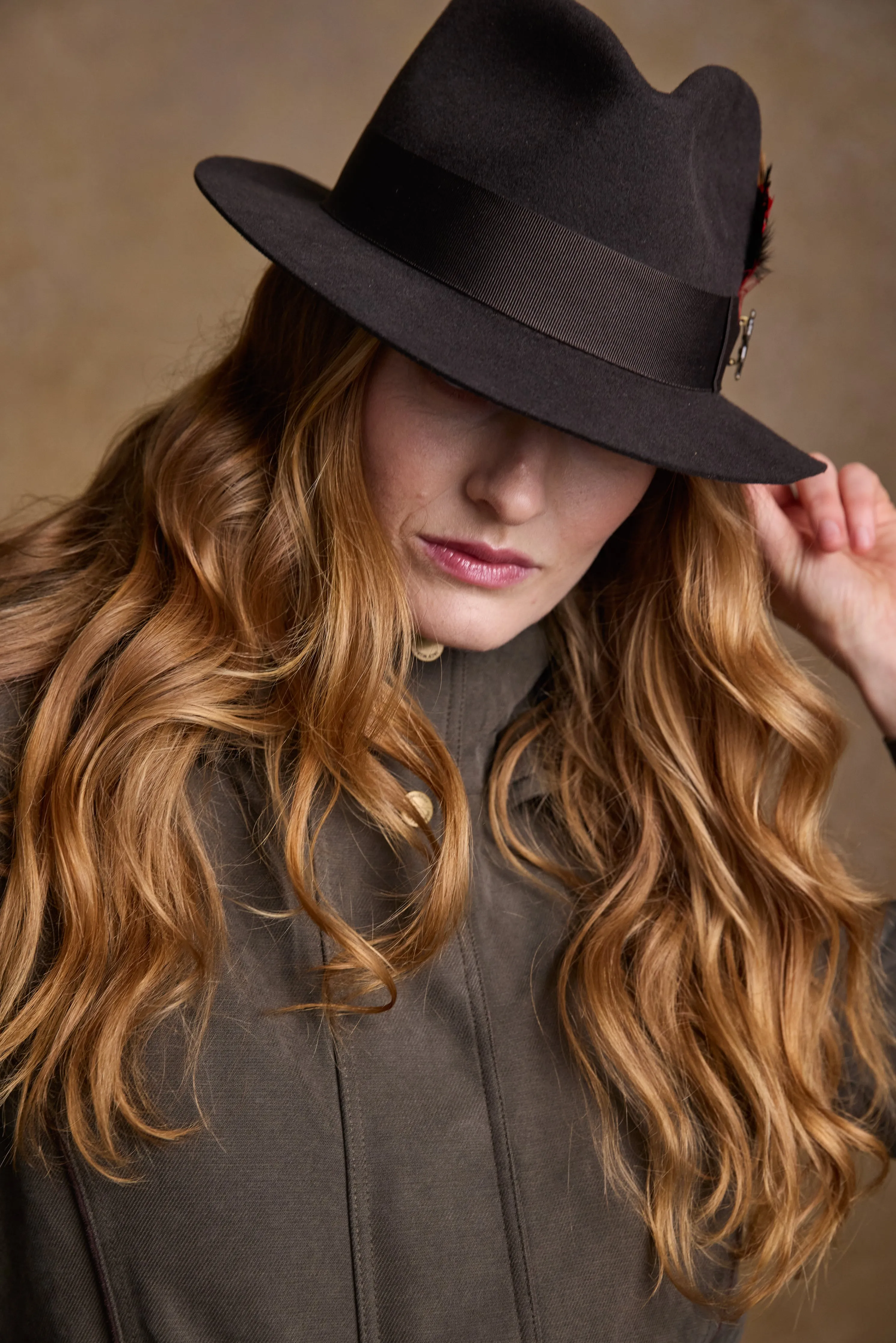 Kildare Felt Trilby Hat - Brown