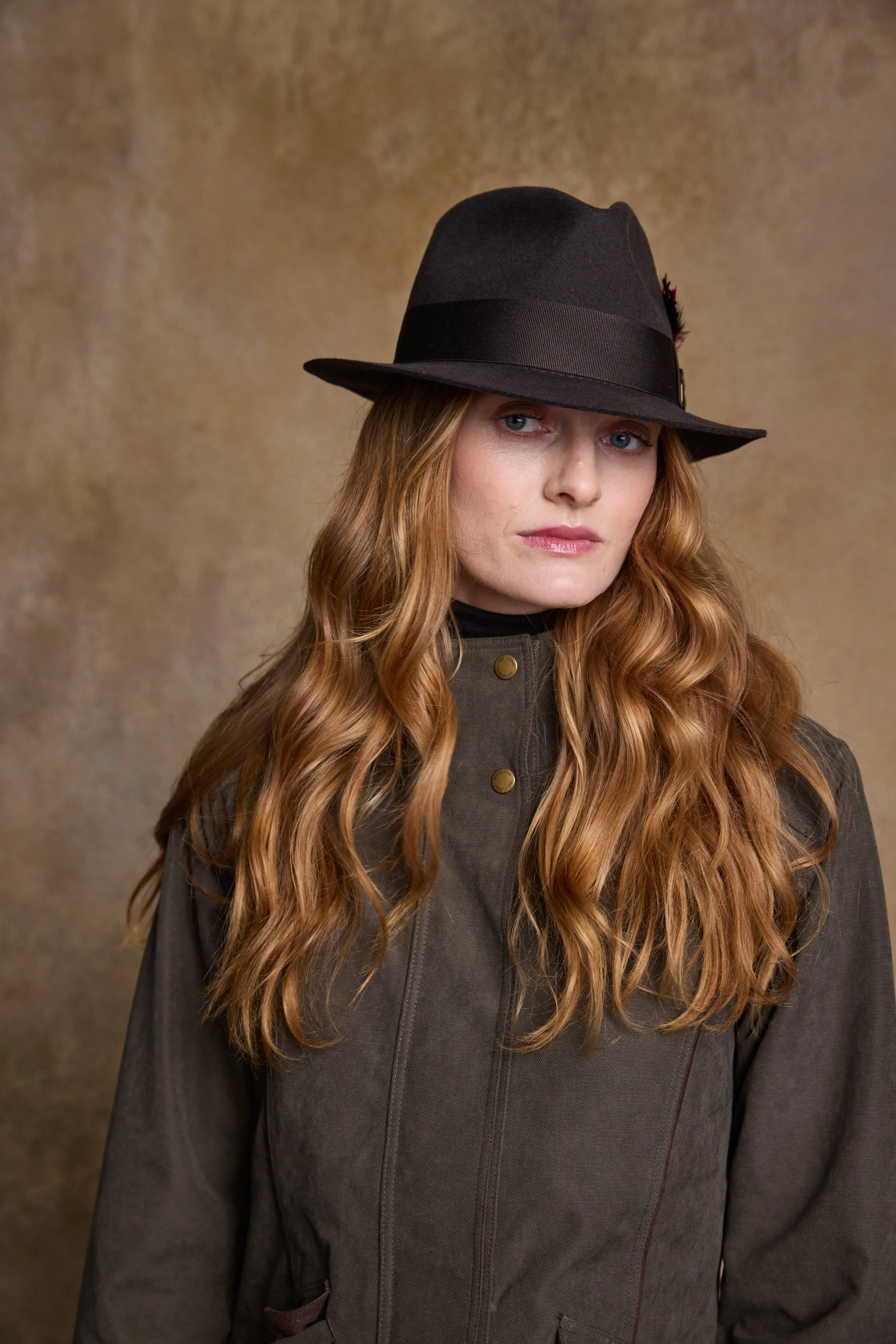Kildare Felt Trilby Hat - Brown