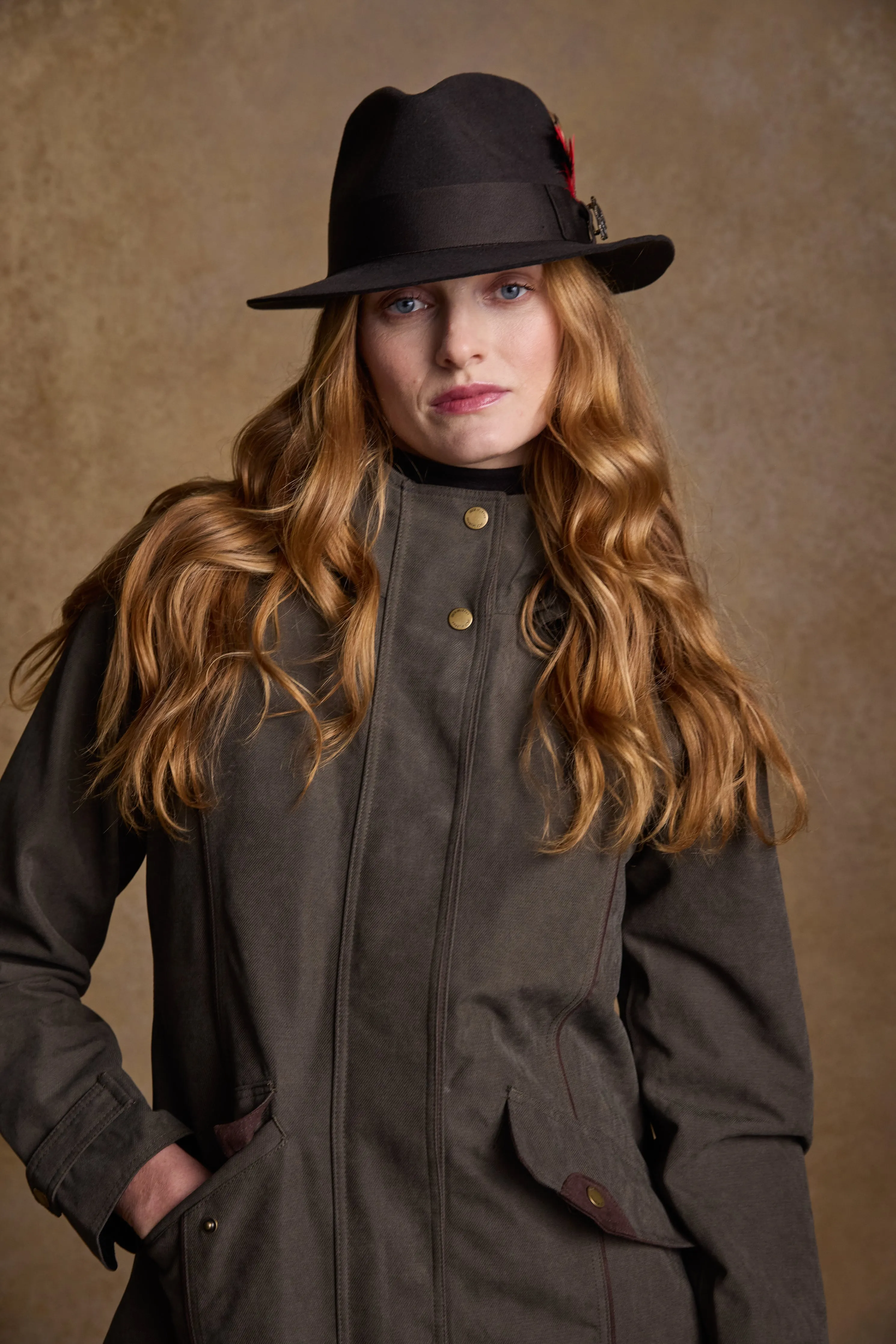 Kildare Felt Trilby Hat - Brown