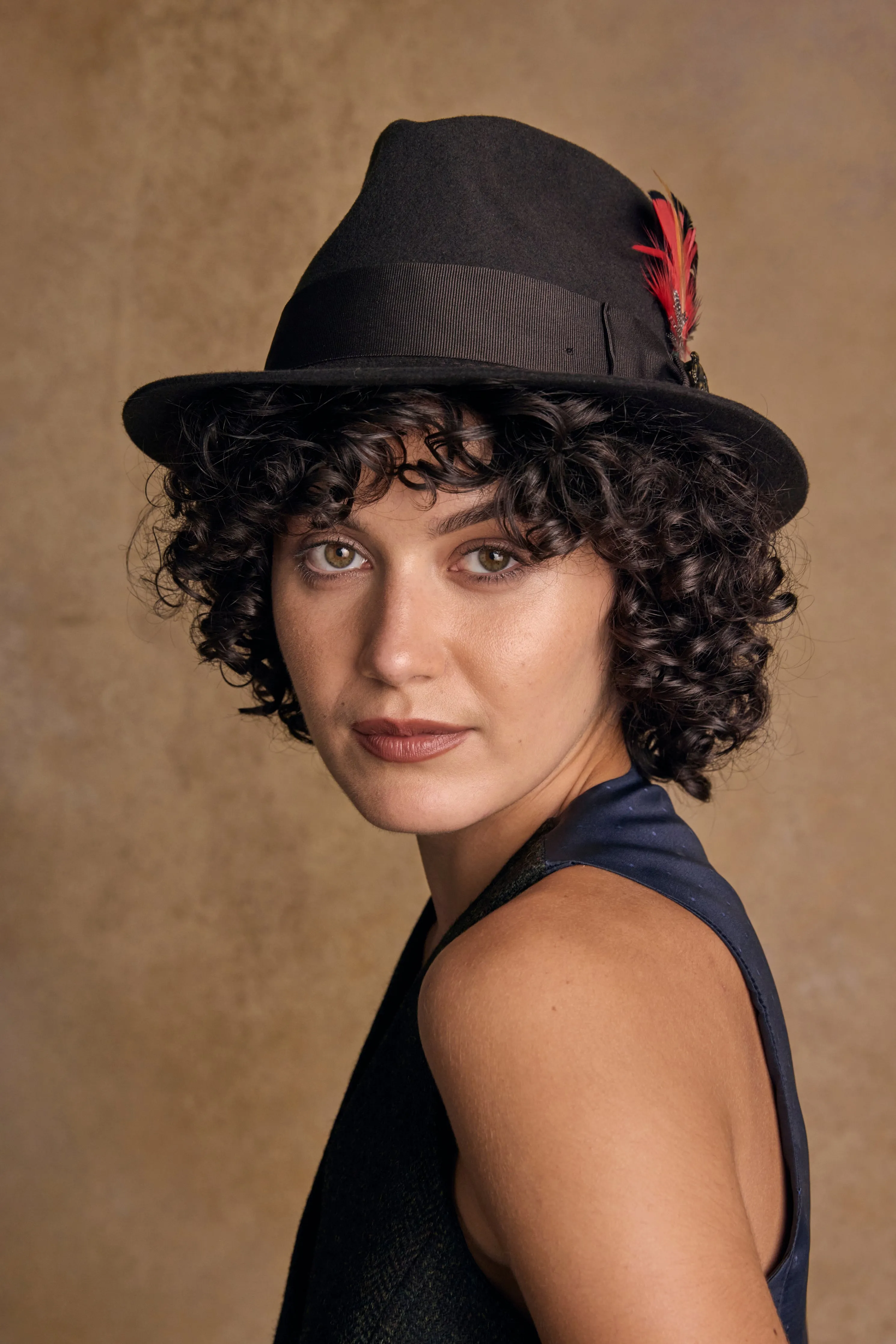 Kildare Felt Trilby Hat - Brown