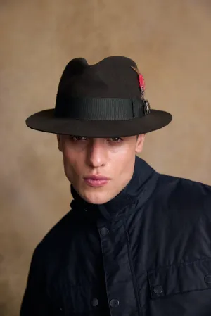 Kildare Felt Trilby Hat - Olive