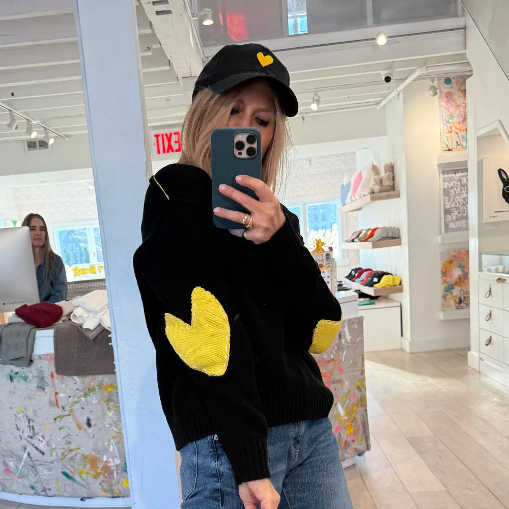 KR Embroidered Heart Hat