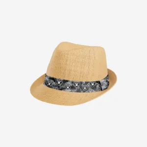 Las Vegas Raiders Trilby Straw Hat