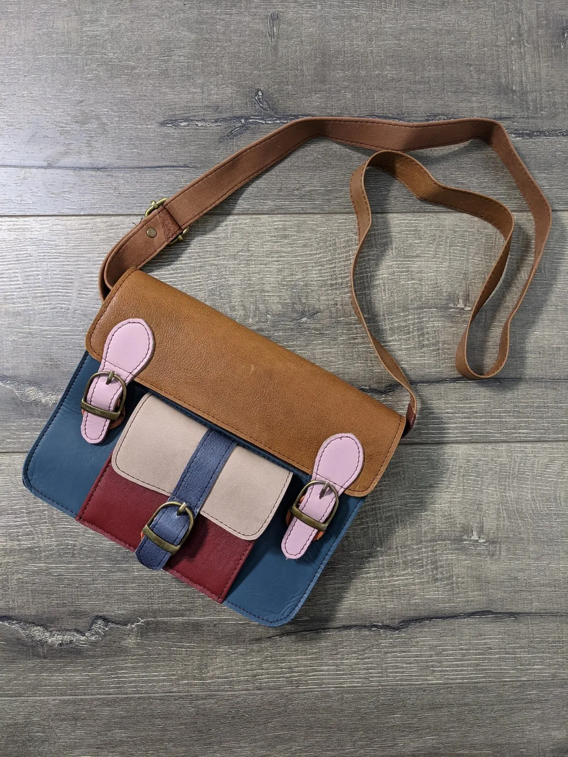 Leather Satchel Bag