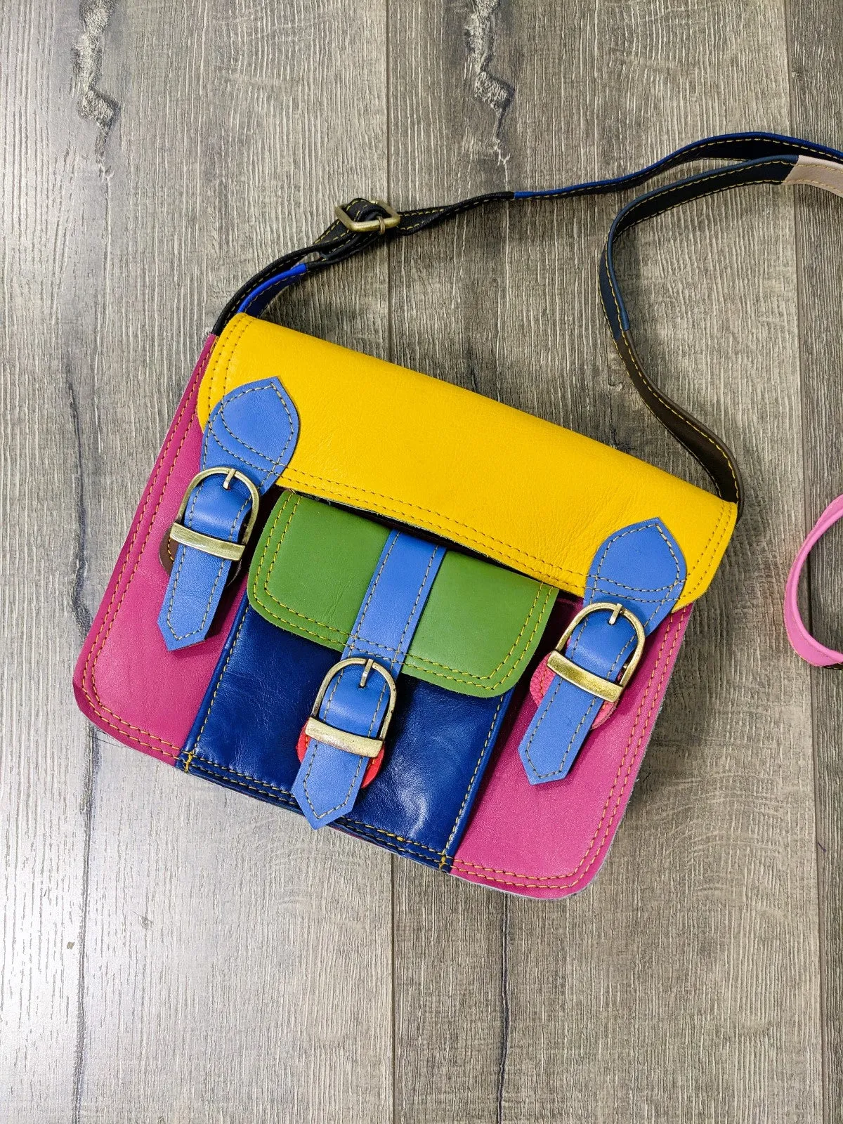 Leather Satchel Bag
