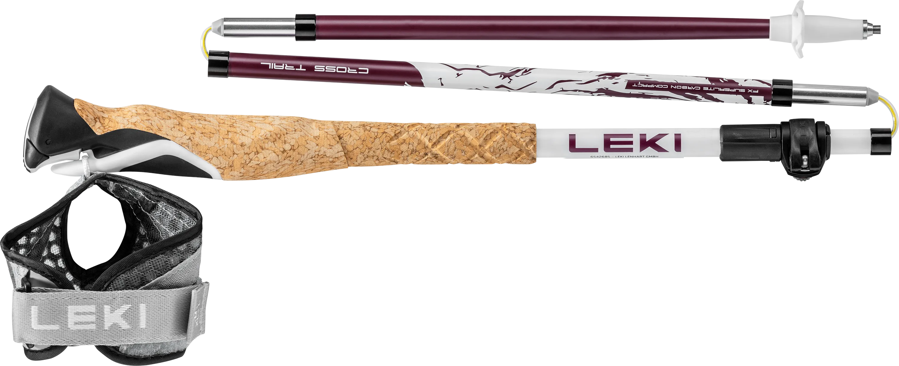 LEKI Cross Trail FX Superlite Compact 100-120cm