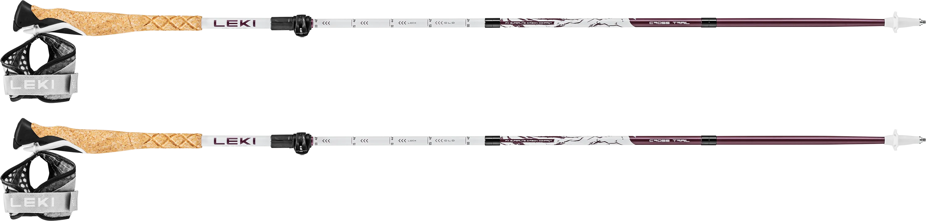 LEKI Cross Trail FX Superlite Compact 100-120cm