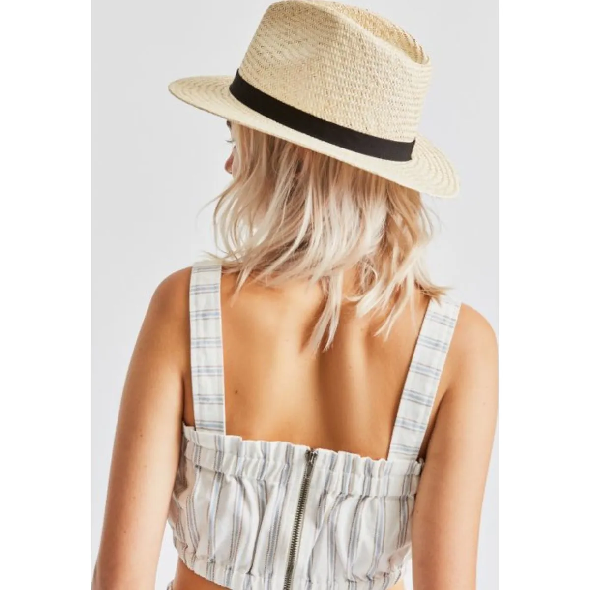 Lera III Fedora - Tan/Black