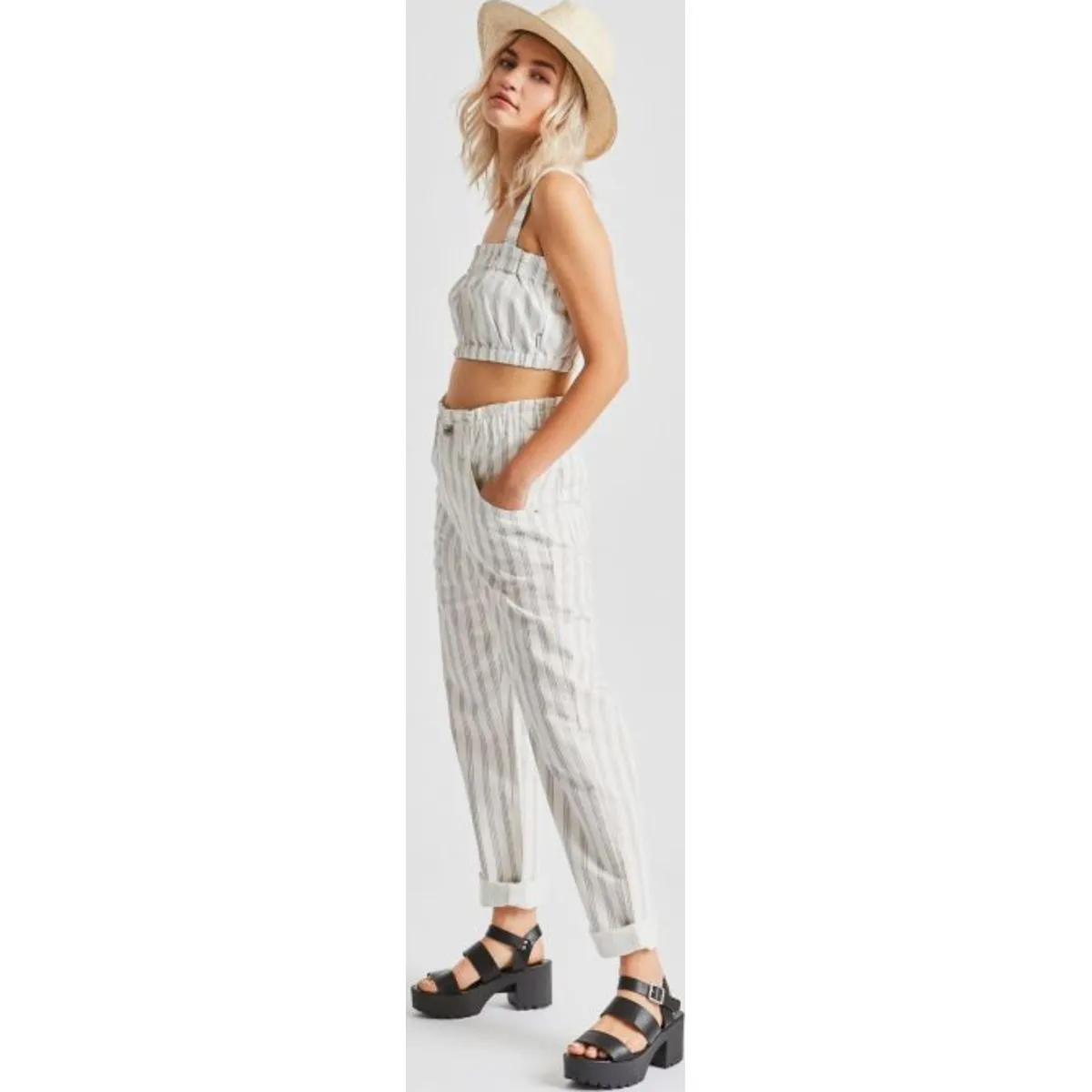 Lera III Fedora - Tan/Black