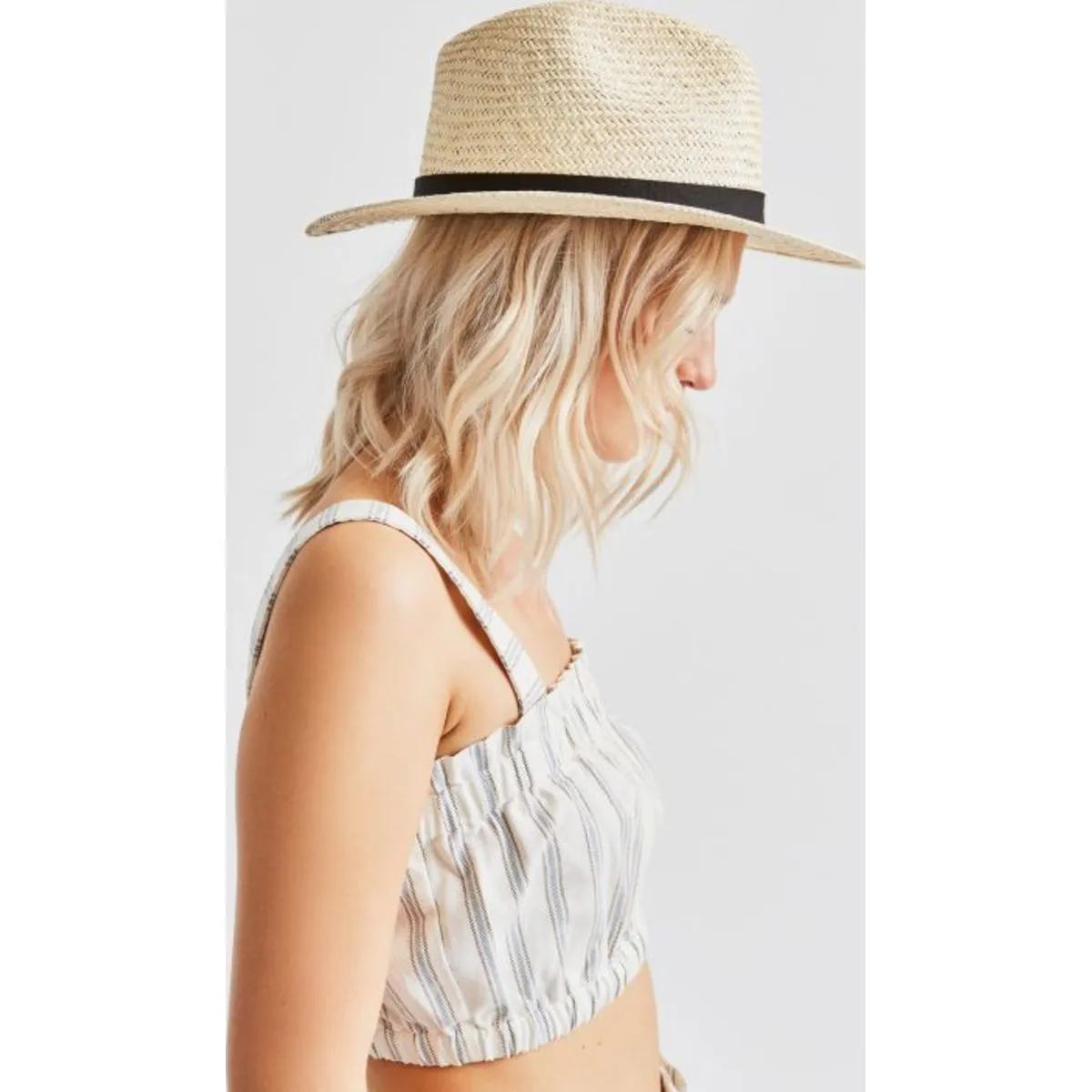 Lera III Fedora - Tan/Black
