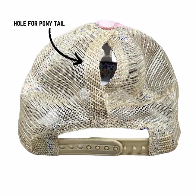 Live by Water Make Waves Ponytail Baseball Cap