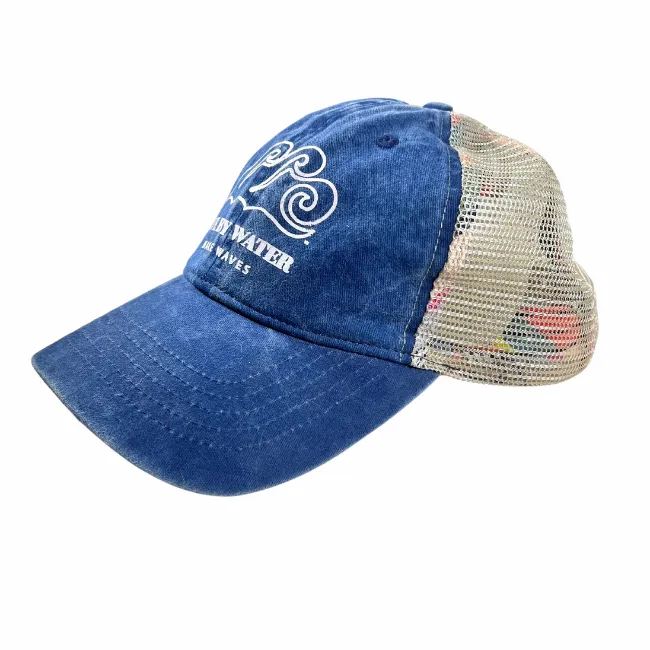 Live by Water Make Waves Ponytail Baseball Cap