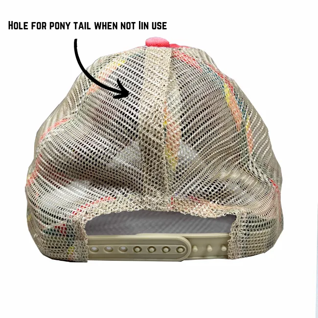 Live by Water Make Waves Ponytail Baseball Cap