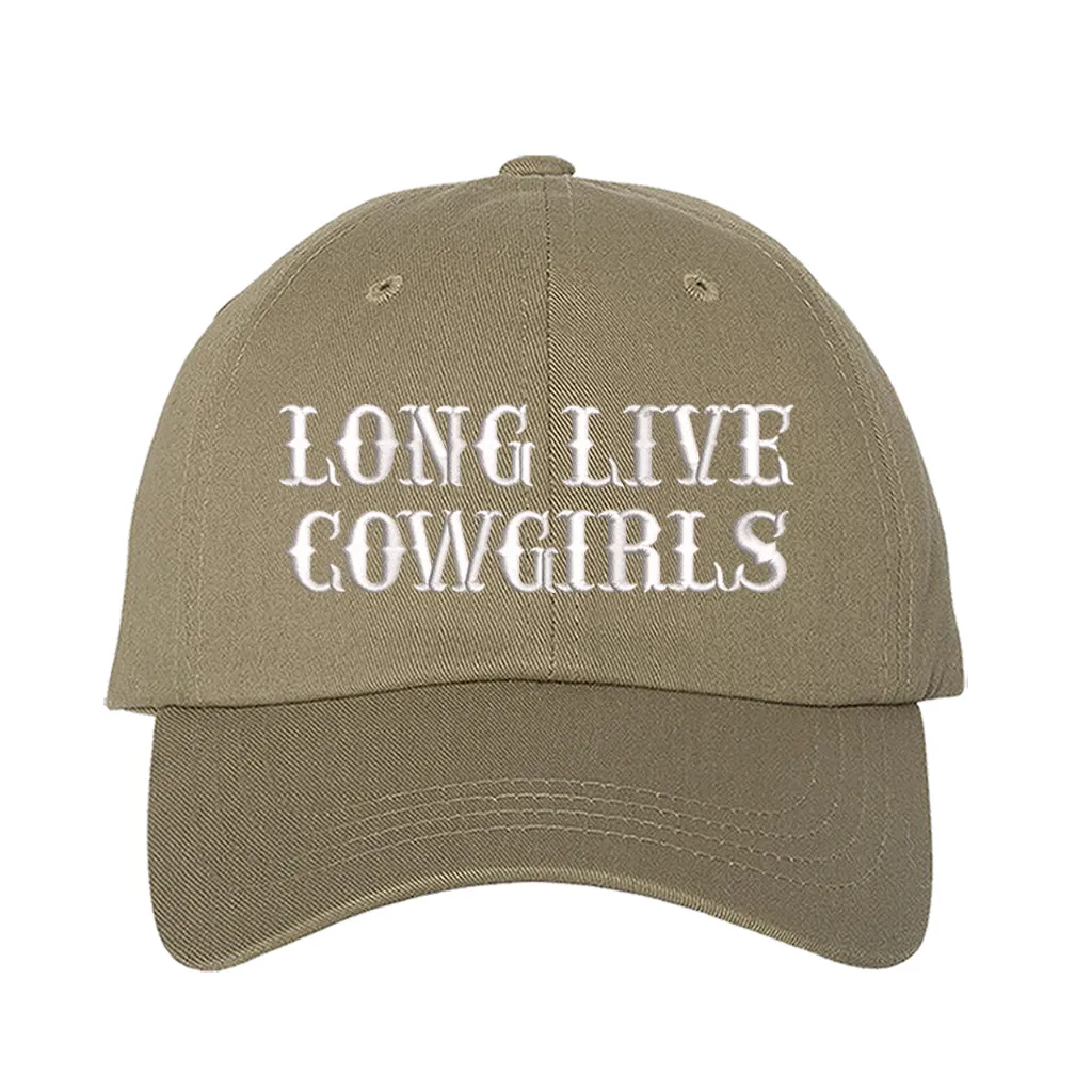 Long Live Cowgirls Embroidered Baseball Hat
