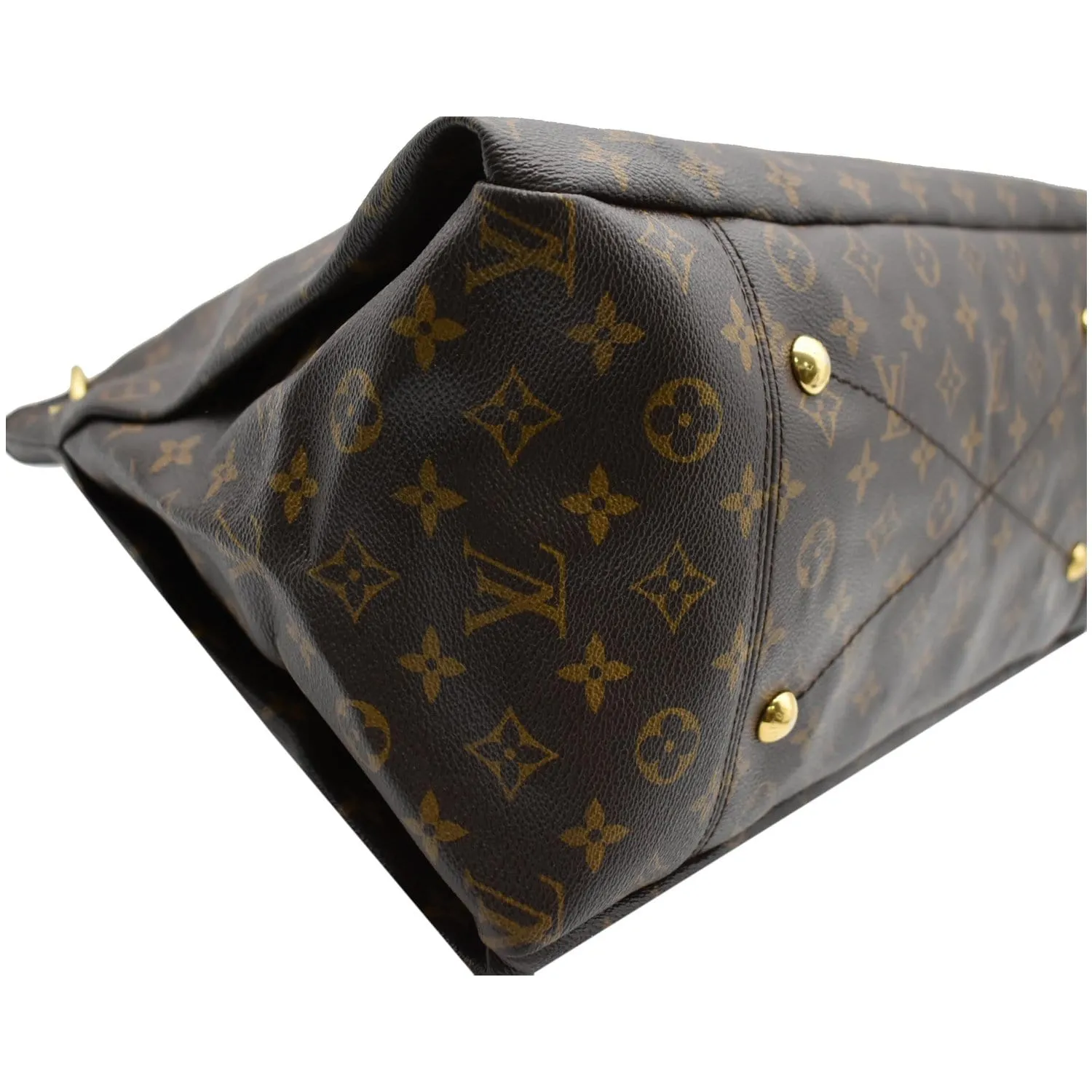 LOUIS VUITTON Artsy MM Monogram Canvas Hobo Bag Brown