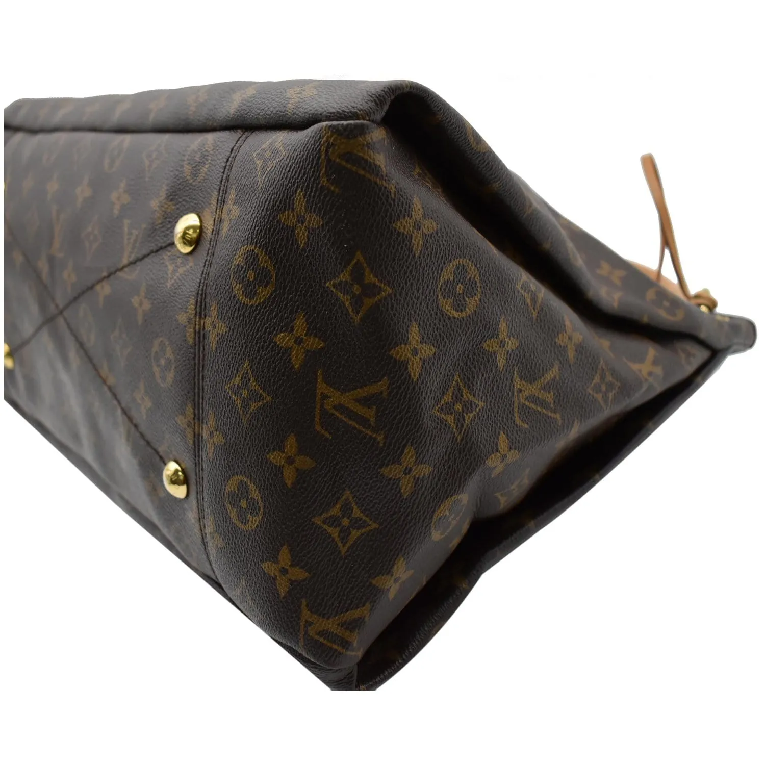 LOUIS VUITTON Artsy MM Monogram Canvas Hobo Bag Brown