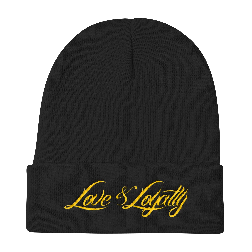 Love & Loyalty Embroidered Beanie