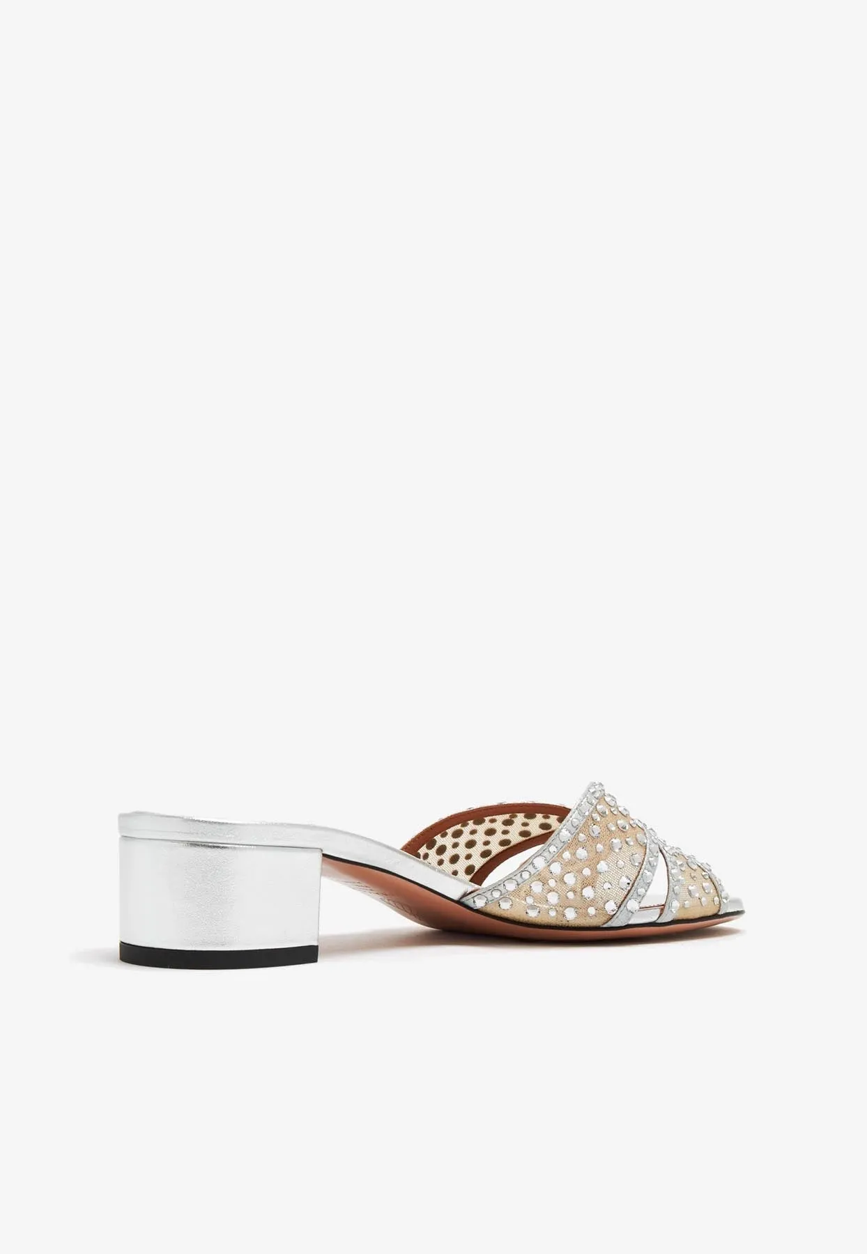 Lover 35 Crystal-Embellished Mules
