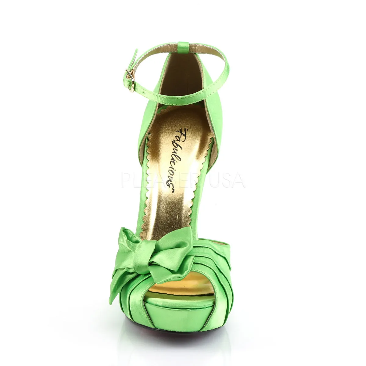 LUMINA-36  Apple Green Satin