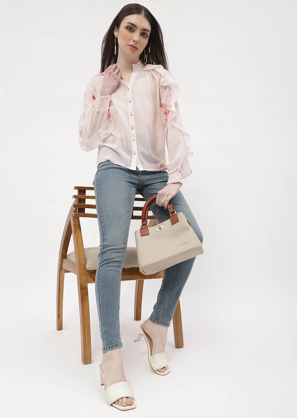 Madame Mid Rise Mid Blue Skinny Fit Jeans