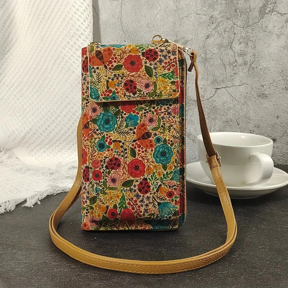 Maya Boho Bloom Crossbody Wallet
