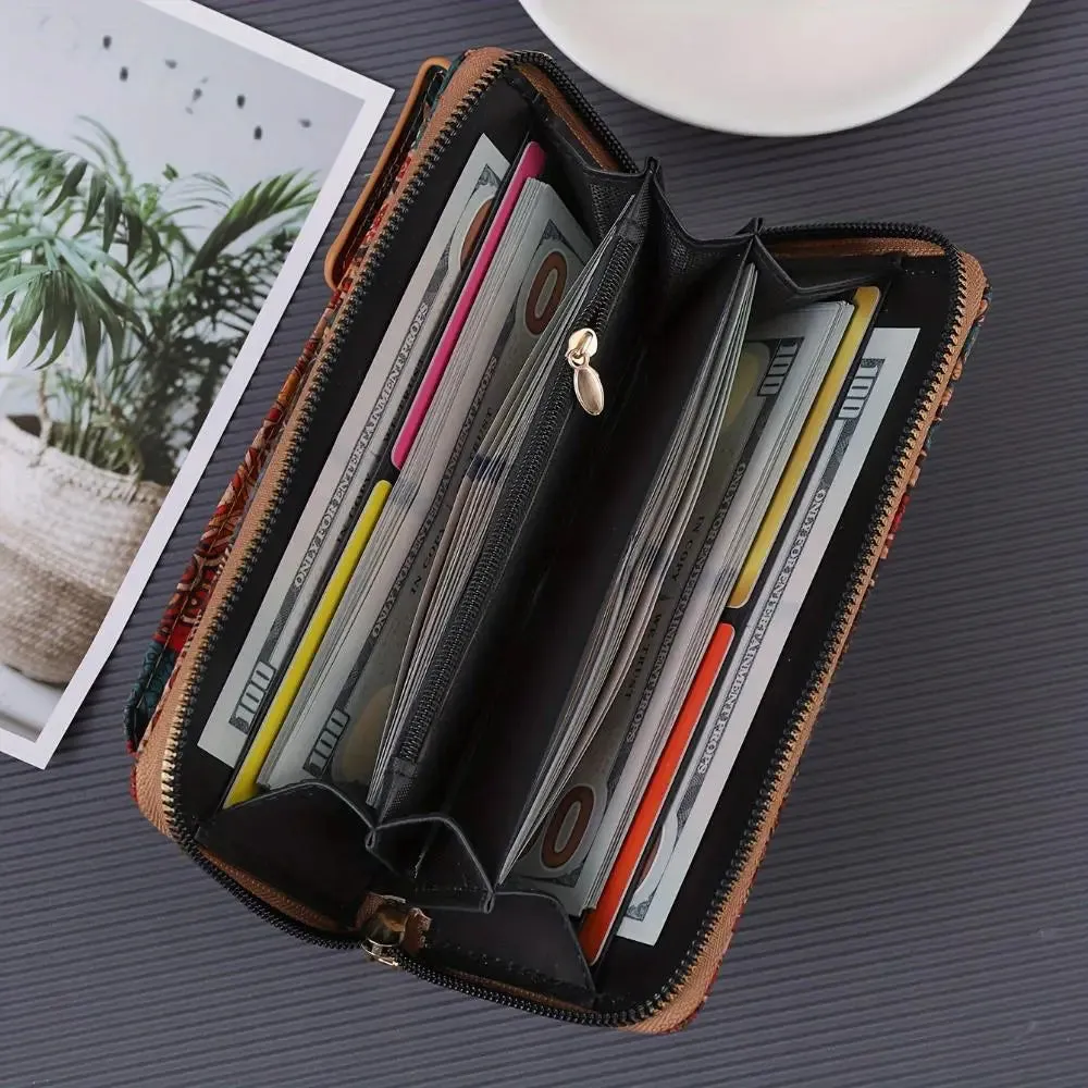 Maya Boho Bloom Crossbody Wallet
