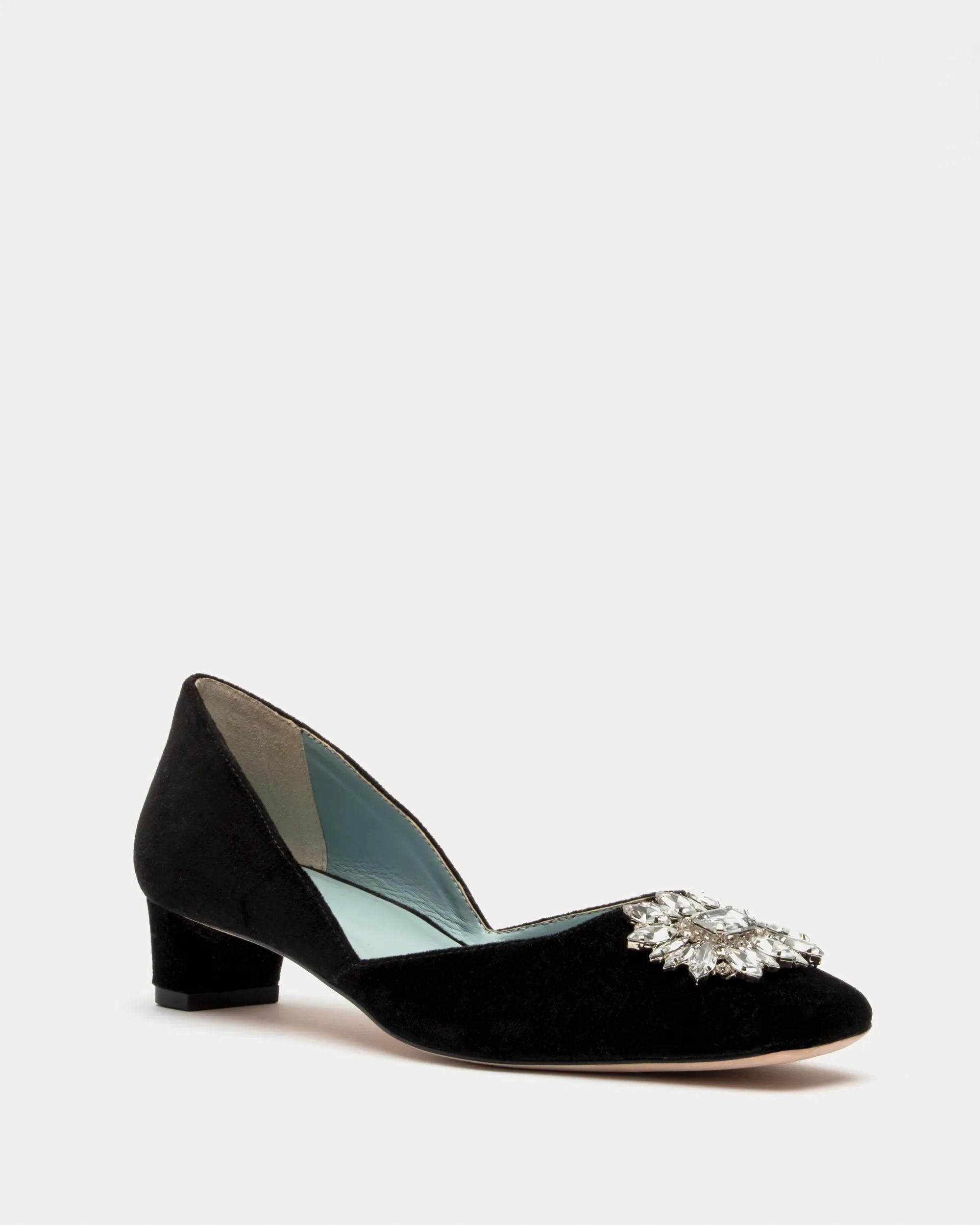 McCall Mini Block Heel - Velvet Black