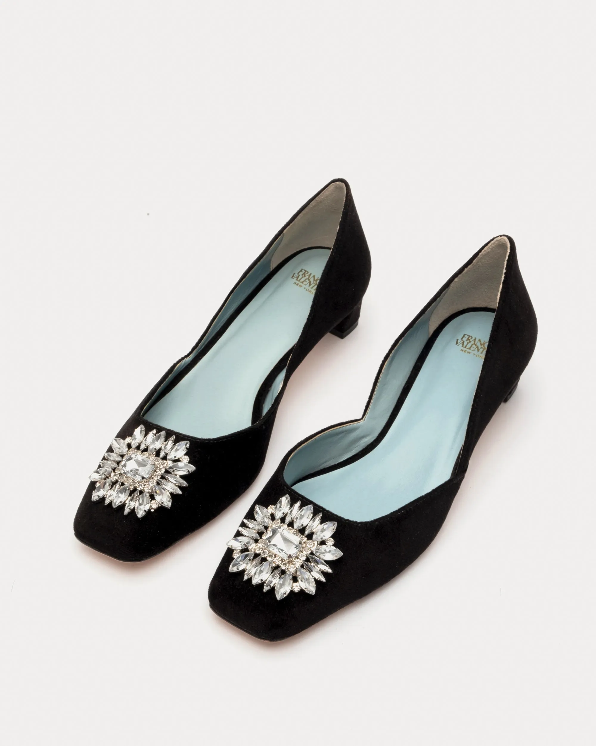 McCall Mini Block Heel - Velvet Black