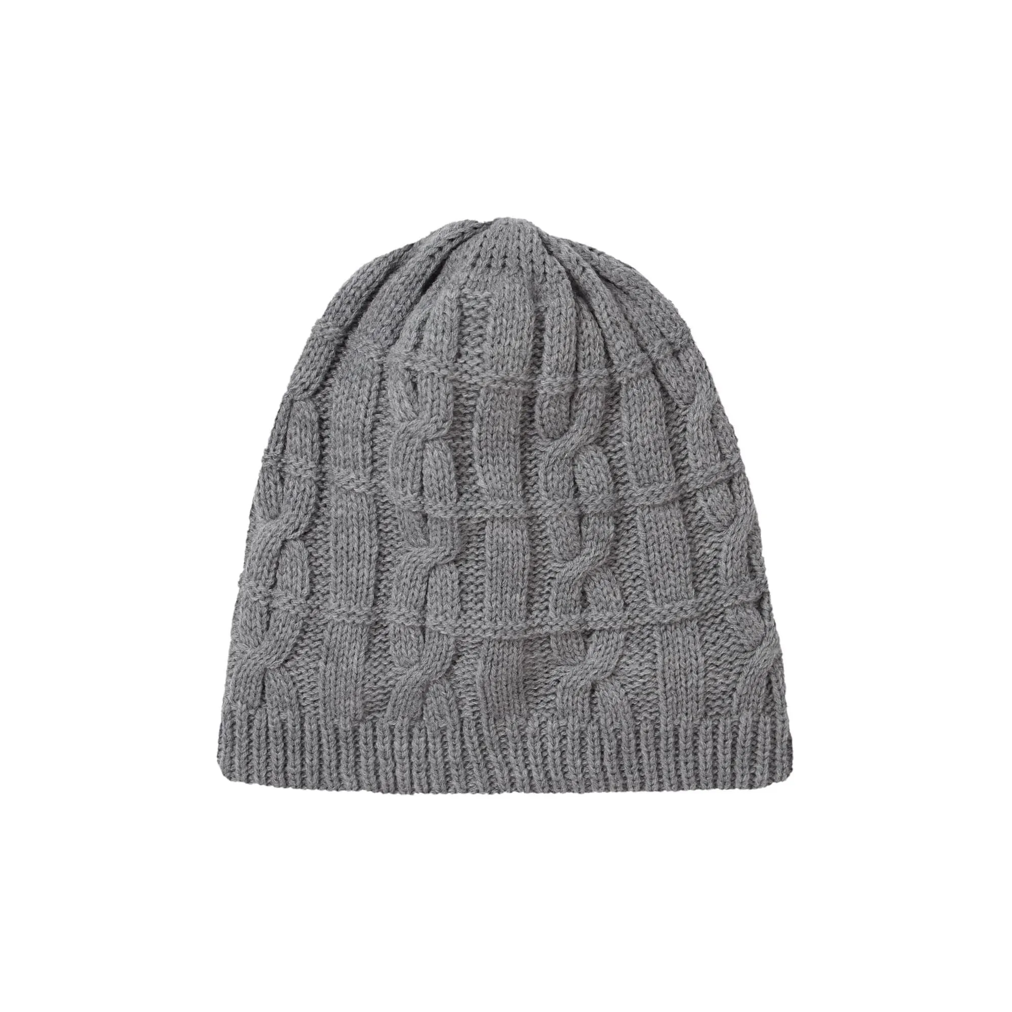 Mens Waterproof Cold Weather Cable Knit Beanie Hat