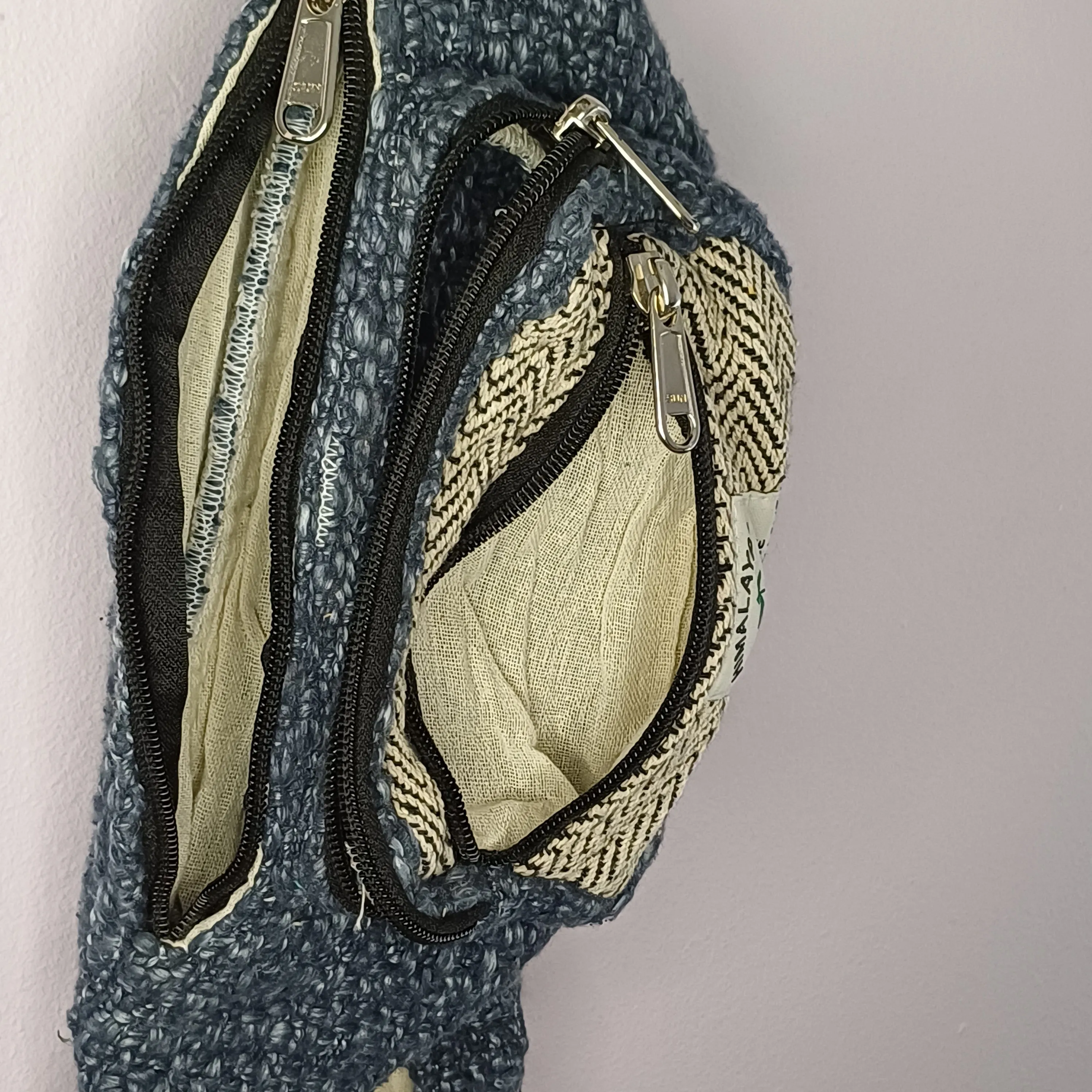 Midnight Magic Hemp/Jute Moon Bag