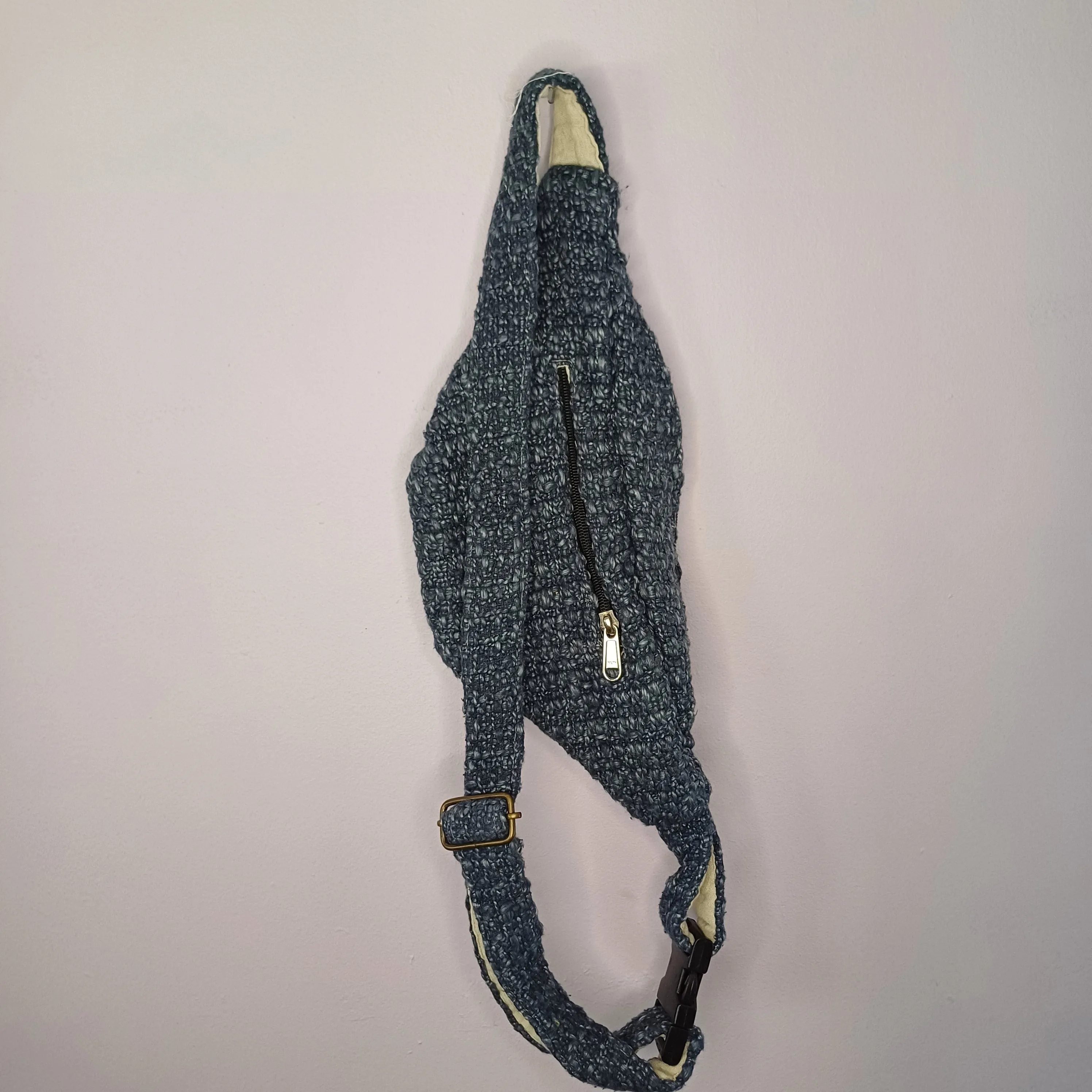 Midnight Magic Hemp/Jute Moon Bag