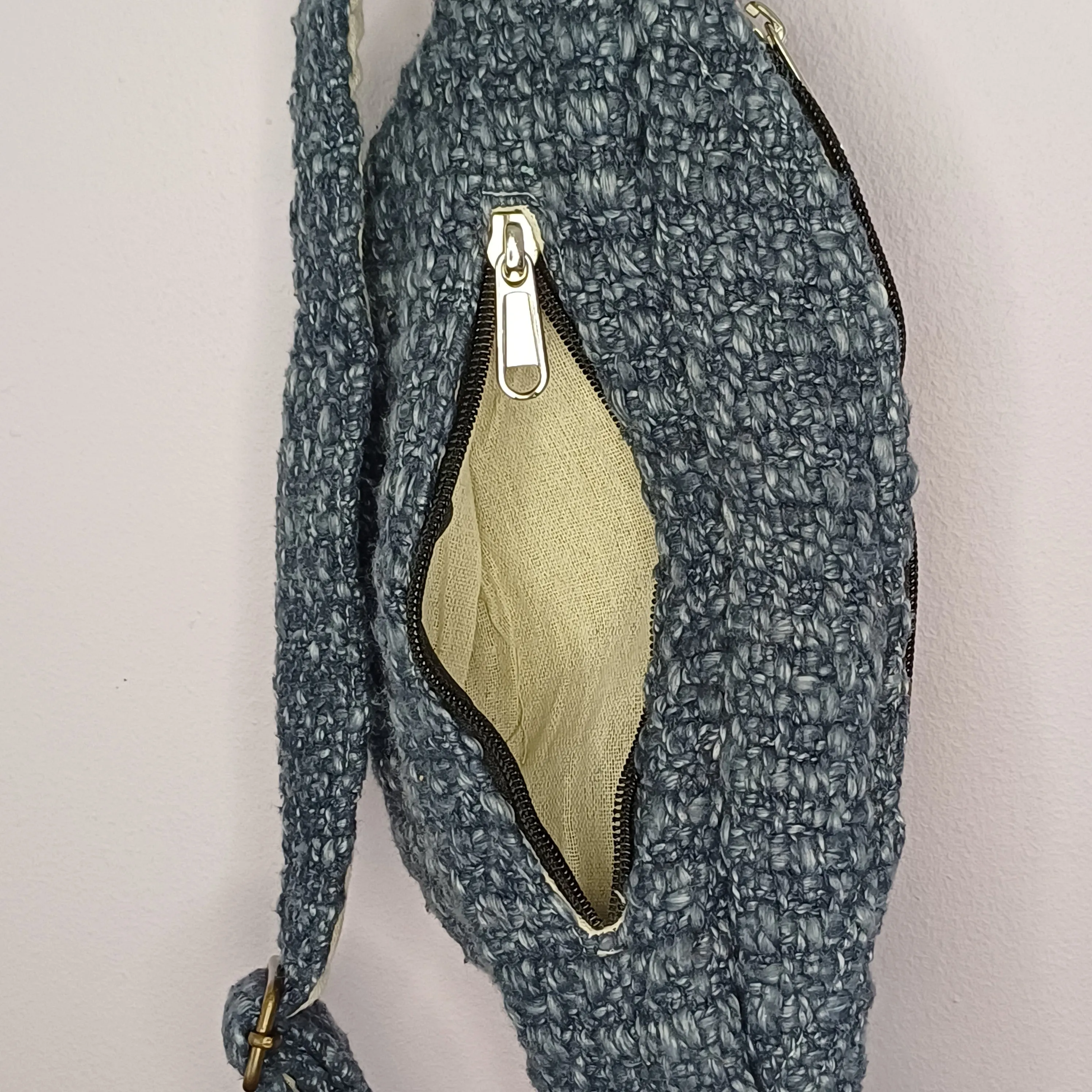 Midnight Magic Hemp/Jute Moon Bag